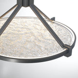 Raffinato Chandelier Brushed Gunmetal Medium By Lib And Co Detailed View