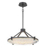 Raffinato Chandelier Brushed Gunmetal Medium By Lib And Co Side View