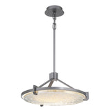 Raffinato Chandelier Brushed Gunmetal Small By Lib And Co Side View