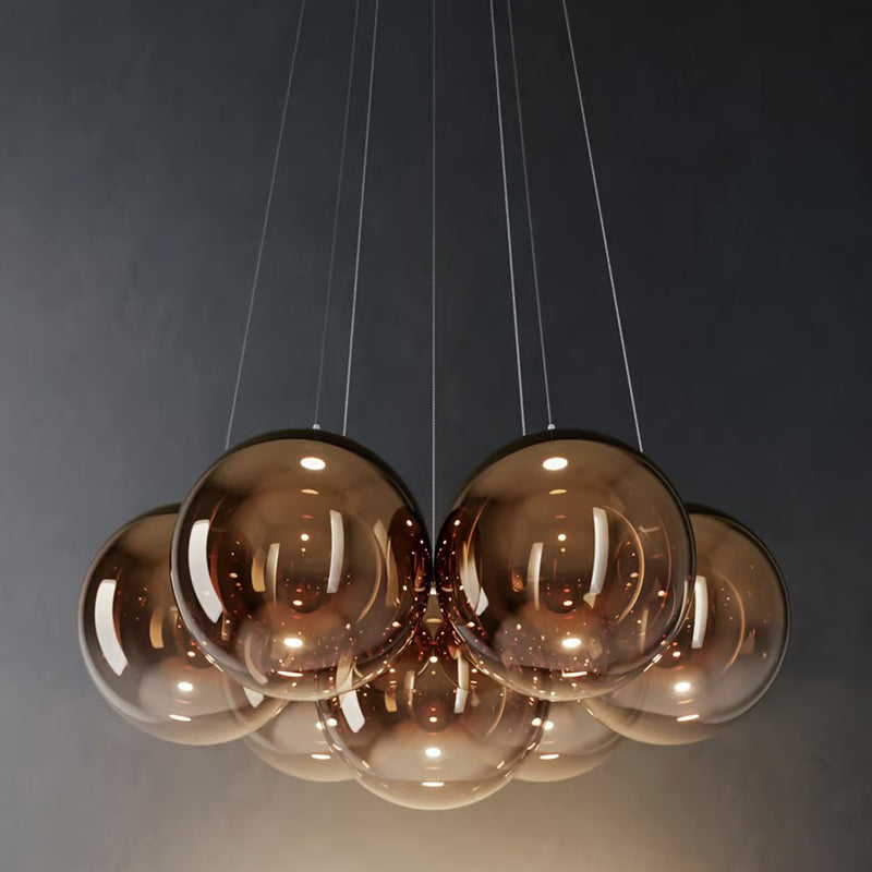 Random Cloud 14 Lights Suspension Gold By Lodes