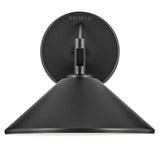 Ripley Outdoor Wall Light Medium Black By Kichler Front View