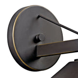 Ripley Outdoor Wall Light Medium Olde Bronze By Kichler Detailed View