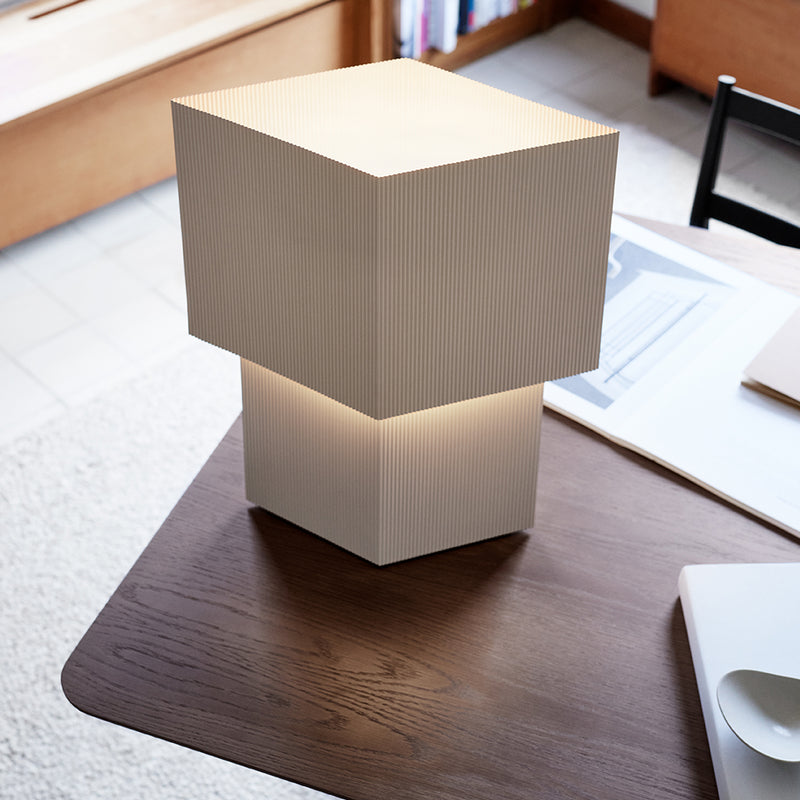 Romb Table Lamp Cotton Large By Pholc  Lifestyle View2