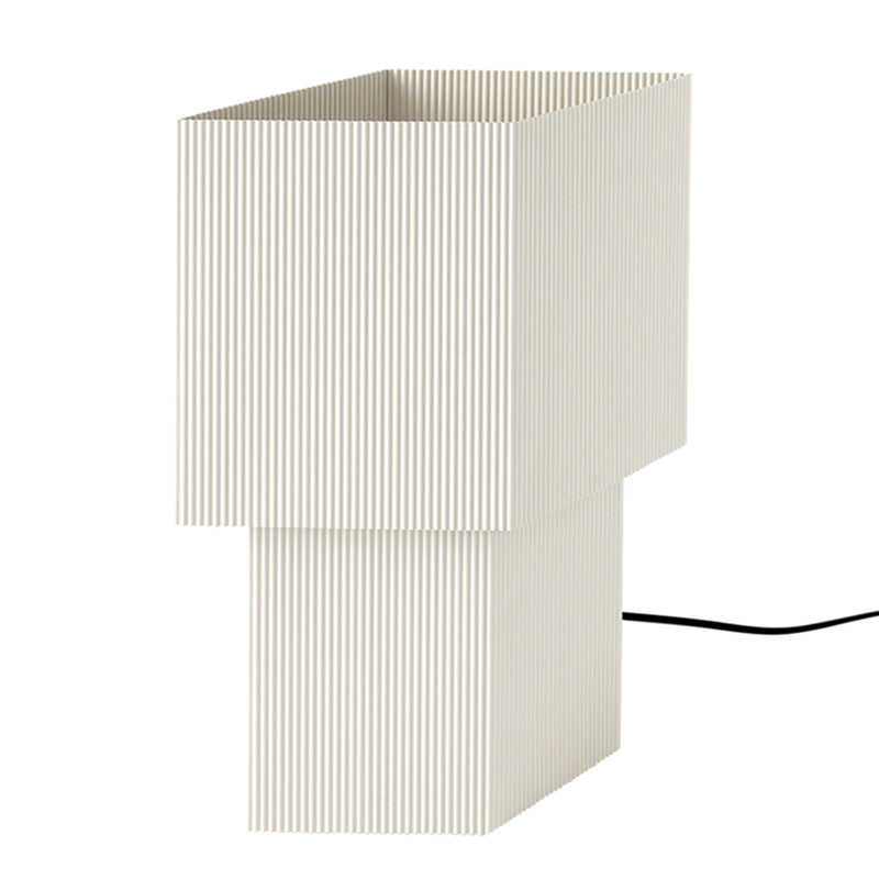 Romb Table Lamp Cotton Large By Pholc  Side View