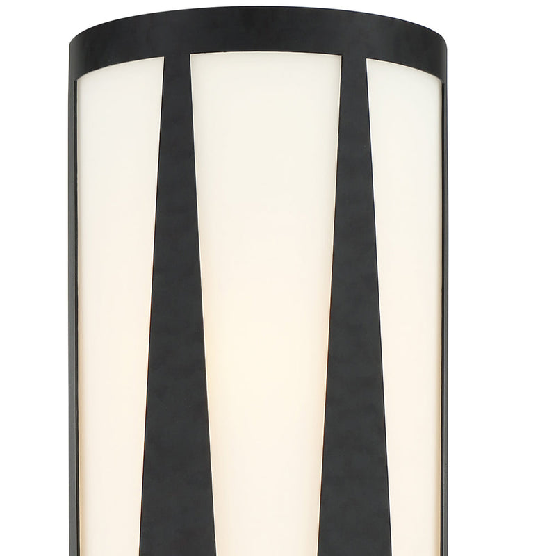 Royston Wall Sconce Black By Crystorama Detailed View