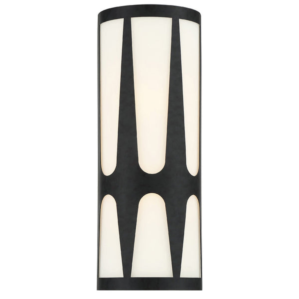 Royston Wall Sconce Black By Crystorama