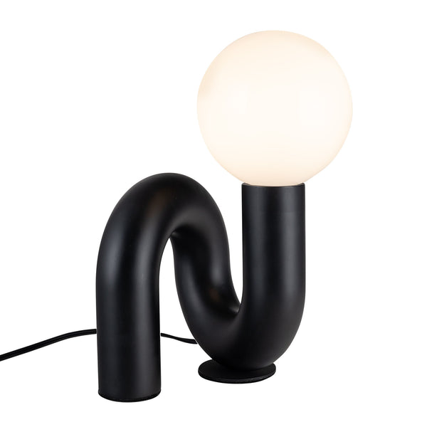 Sadie Table Lamp Matte Black By Alora