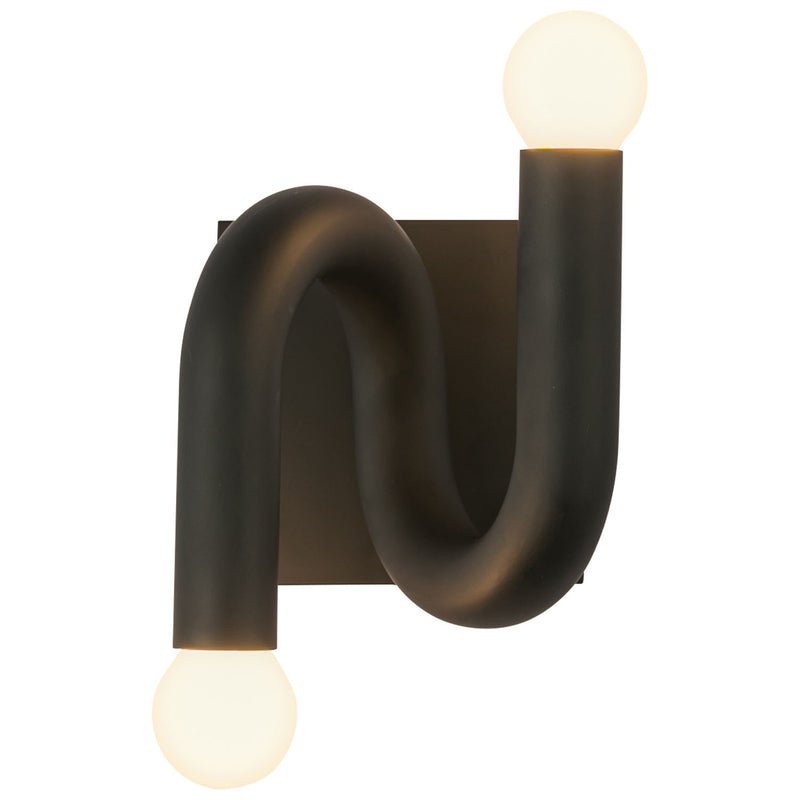 Sadie Wall Light Matte Black By Alora