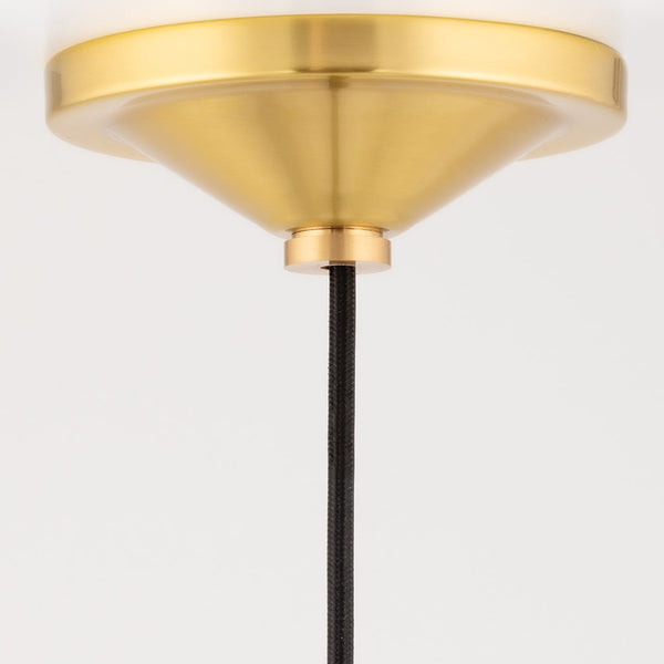 Sang Pendant Light Aged Brass By Mitzi - Canopy View