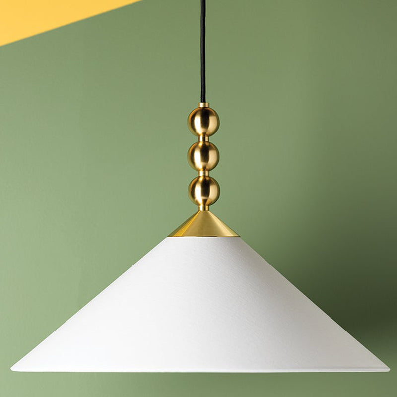 Sang Pendant Light Aged Brass By Mitzi - Side View