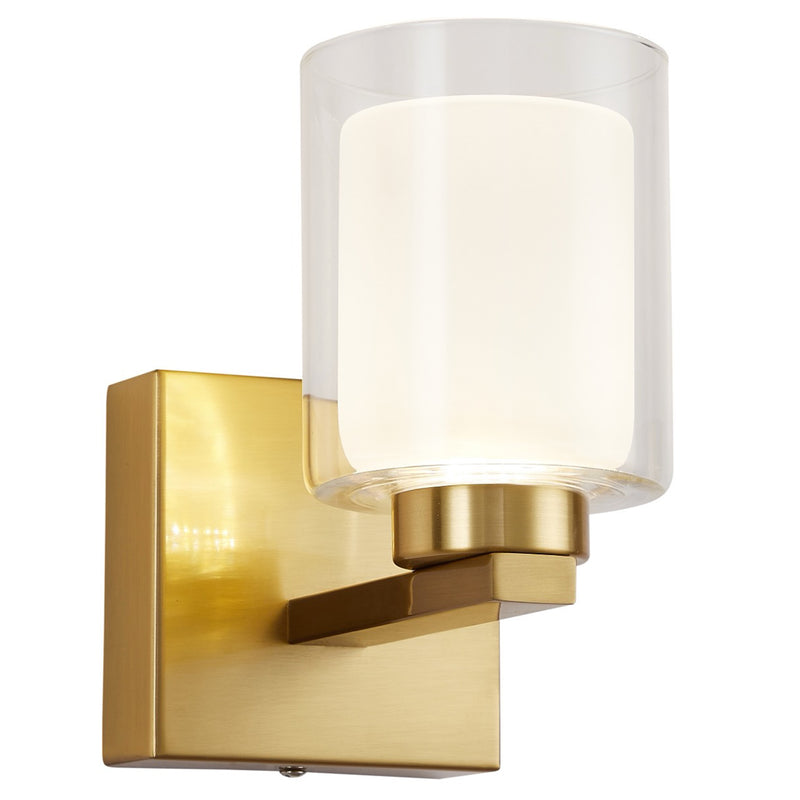 Saville LED Wall Sconce Brass By Artcraft With Light