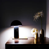 Shitake Portable Table Lamp Black By New Garden Lifestyle View