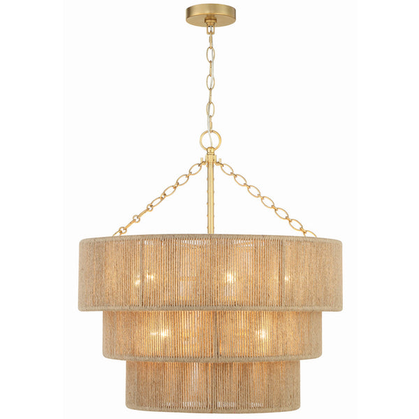 Shyla Chandelier Small By Crystorama Front View