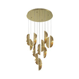 SORRENTO 12 LIGHT CHANDELIER BY LIB&CO, COLOR: COPPER, FINISH: AGED GOLD, , | CASA DI LUCE LIGHTING