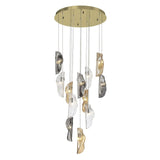 SORRENTO 12 LIGHT CHANDELIER BY LIB&CO, COLOR: MIXED, FINISH: AGED GOLD, , | CASA DI LUCE LIGHTING