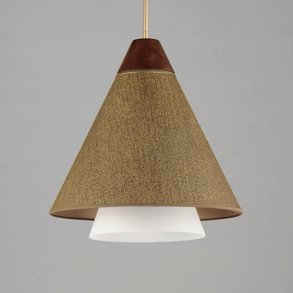 Sumatra 20 Pendant Natural Aged Brass By Maxim Lighting