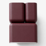 Tabata Wall Sconce Dark Burgundy By And Tradition