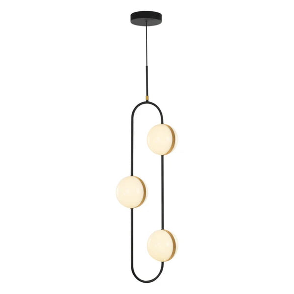 Tagliato Suspension By Alora, Size: Medium, Finish: Matte Black / Brushed Gold,  , | Casa Di Luce Lighting