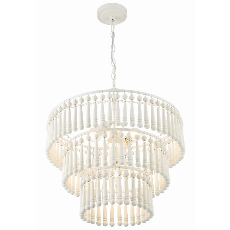 Tiana Chandelier 3 Tier By Crystorama With Light