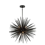 Trapani Chandelier Metallic Black 7 Lights By Lib And Co
