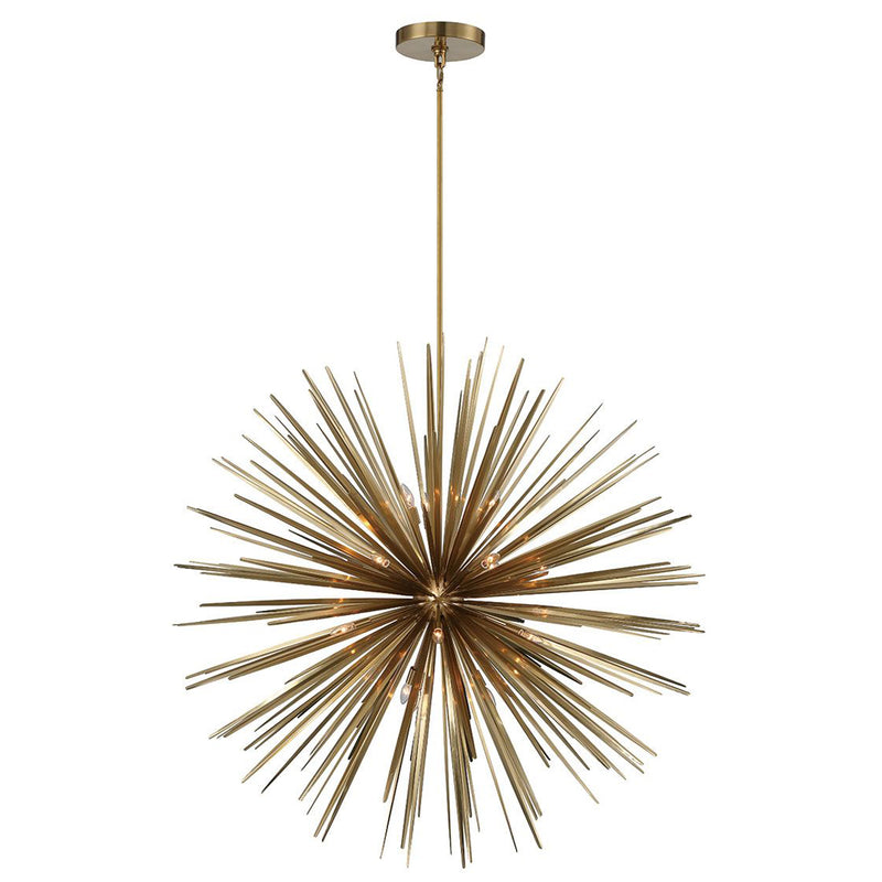 Trapani Chandelier Soft Brass 18 Lights By Lib And Co
