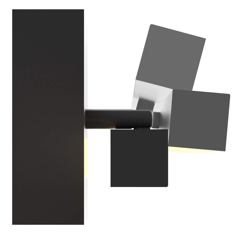 VLG CC Portrait Vanity Light Black Medium By DALS Side View1