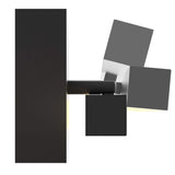 VLG CC Portrait Vanity Light Black Small By DALS Side View