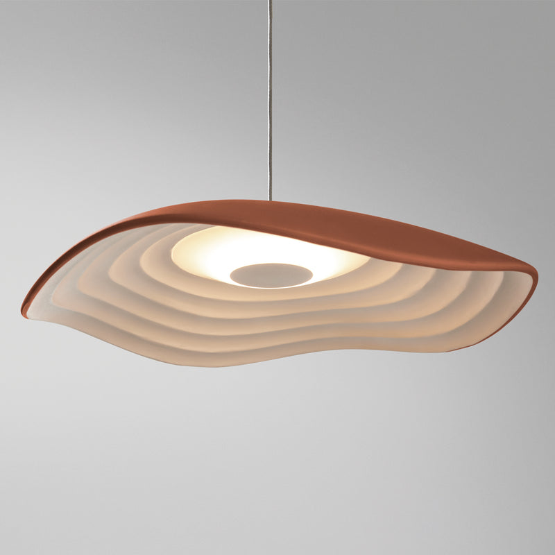 Valentina Pendant Terracotta White White By Bover Detailed View