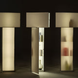 Velasca Floor Lamp with Shelves By Mogg Lifestyle View