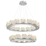 Vessel Ring Chandelier Two Tier Classic Silver By Hammerton