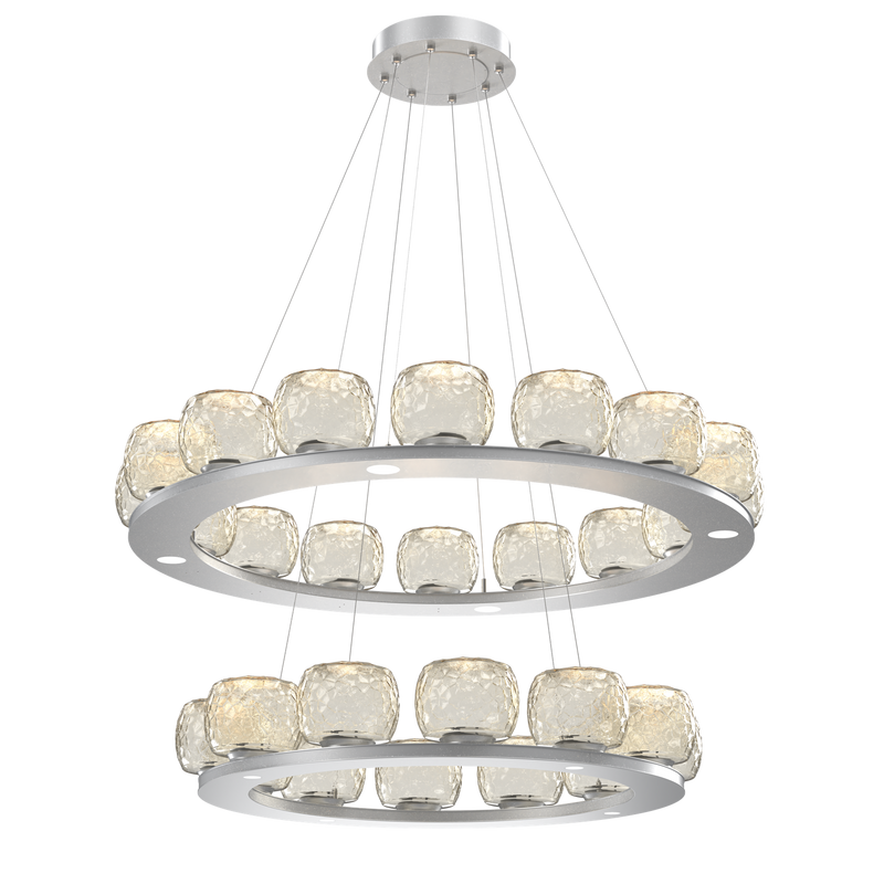 Vessel Ring Chandelier Two Tier Classic Silver By Hammerton
