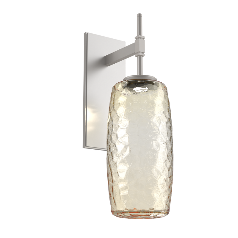 Vessel Tempo Sconce Beige Silver Amber By Hammerton