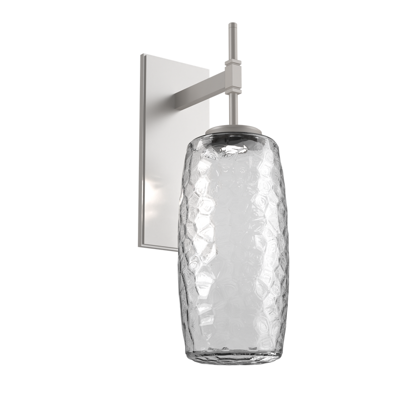 Vessel Tempo Sconce Beige Silver Clear By Hammerton