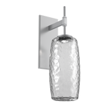 Vessel Tempo Sconce Classic Silver Clear By Hammerton