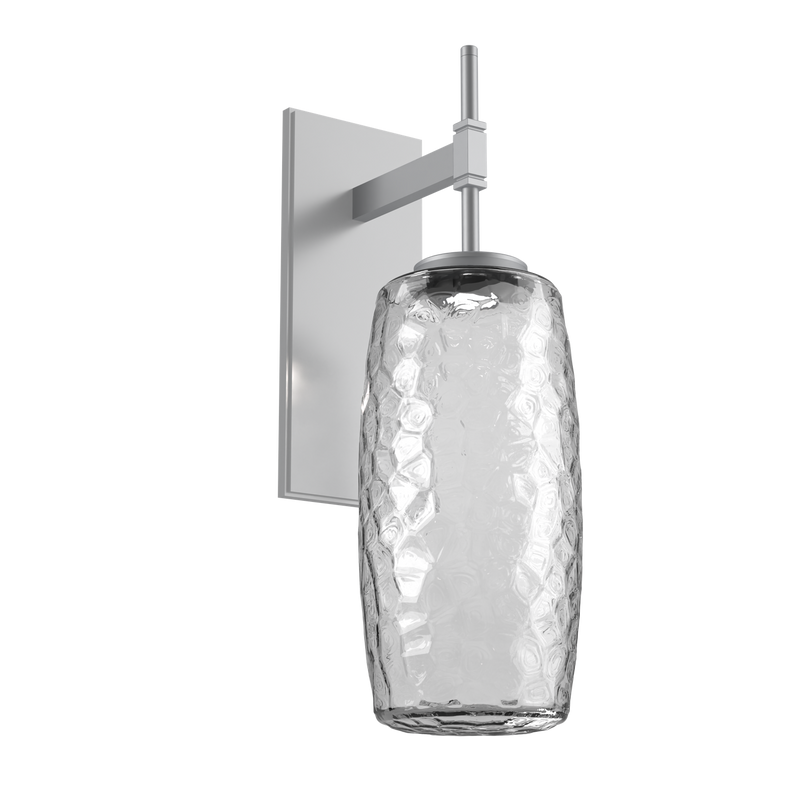 Vessel Tempo Sconce Classic Silver Clear By Hammerton