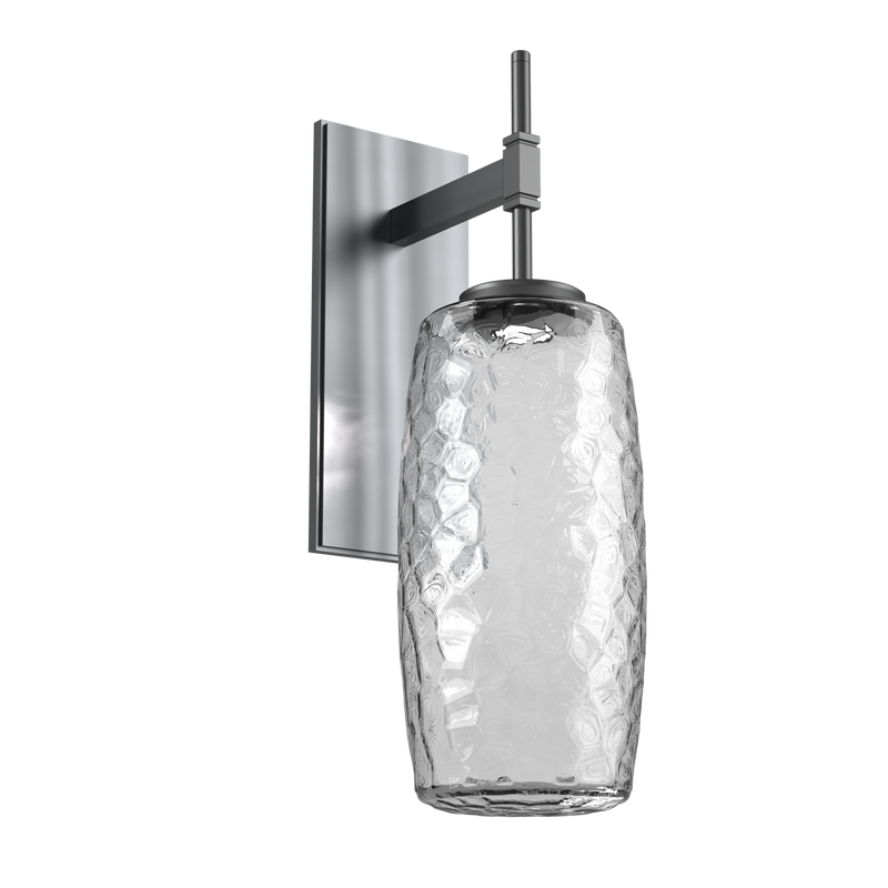 Vessel Tempo Sconce Gunmetal Clear By Hammerton