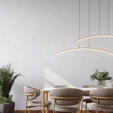 W1PD48 CC 48 Sway Pendant Gold  By DALS Lifstyle View