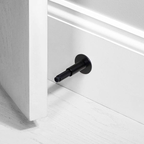 Wall Mounted Door Stop Black By Buster And Punch