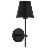 Xavier Wall Sconce Matte Black By Crystorama