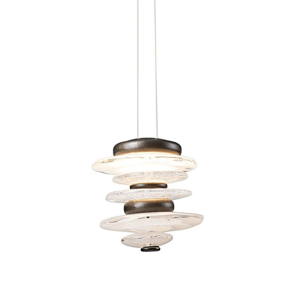 Cairn Mini Pendant by Hubbardton Forge, Finish: White, Bronze, Dark Smoke-Hubbardton Forge, Black, Oil Rubbed Bronze, Natural Iron-Hubbardton Forge, Vintage Platinum-Hubbardton Forge, Soft Gold-Hubbardton Forge, Sterling-Hubbardton Forge, Ink, , | Casa Di Luce Lighting 