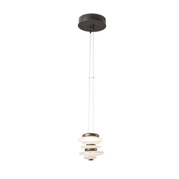 Cairn Mini Pendant by Hubbardton Forge, Finish: White, Bronze, Dark Smoke-Hubbardton Forge, Black, Oil Rubbed Bronze, Natural Iron-Hubbardton Forge, Vintage Platinum-Hubbardton Forge, Soft Gold-Hubbardton Forge, Sterling-Hubbardton Forge, Ink, , | Casa Di Luce Lighting 