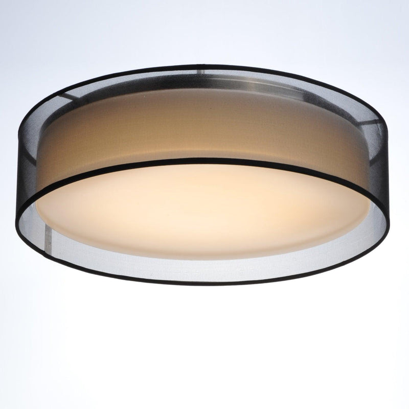 Prime Ceiling Light By Maxim Lighting, Size: Medium, Color: Black Organza