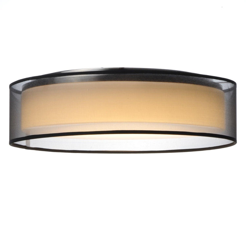 Prime Ceiling Light By Maxim Lighting, Size: Medium, Color: Black Organza