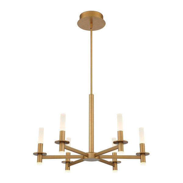 Coffee Gold Torna 6 Light Chandelier by Eurofase
