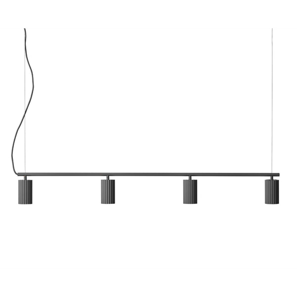 Donna Line 120 Linear Suspension by Pholc, Finish: Black Ink, ,  | Casa Di Luce Lighting
