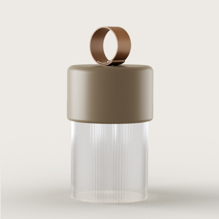 Bora Portable Lamp By Aromas Del Campo, Matte Brass