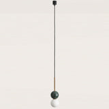 Aged Gold-Green Marble Dalt Pendant Light by Aromas Del Campo