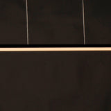 Black Hover Linear Pendant Light by ET2