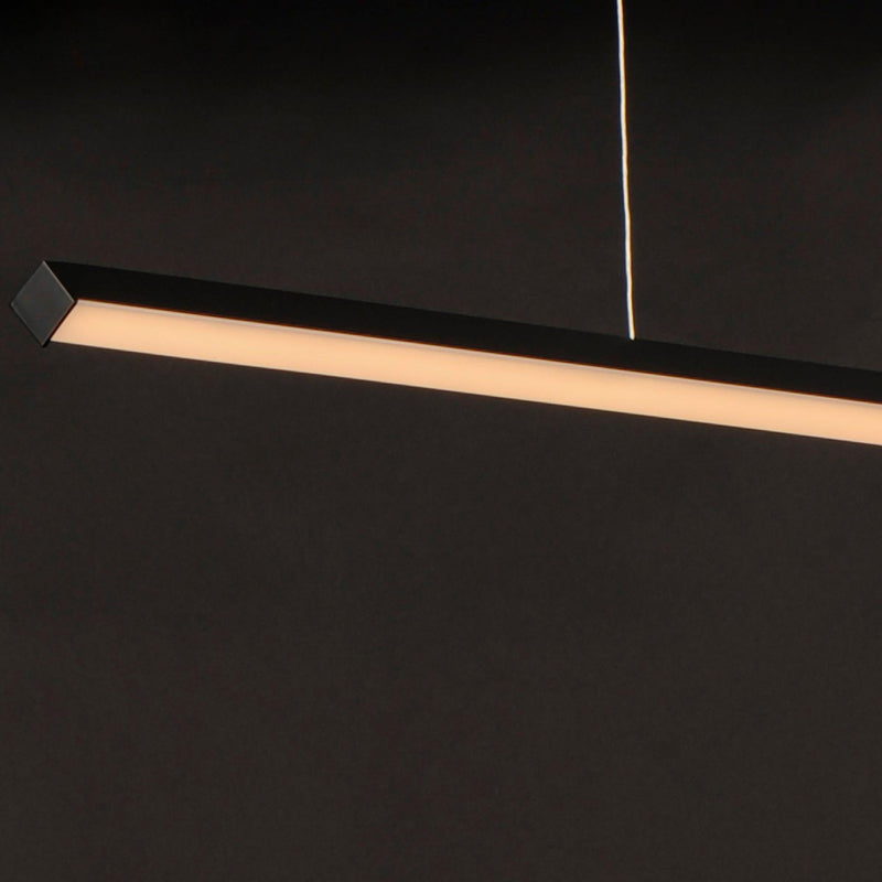 Black Hover Linear Pendant Light by ET2