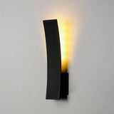 Alumilux Prime Outdoor Wall Sconce - Black Lifestyle w/ lights on